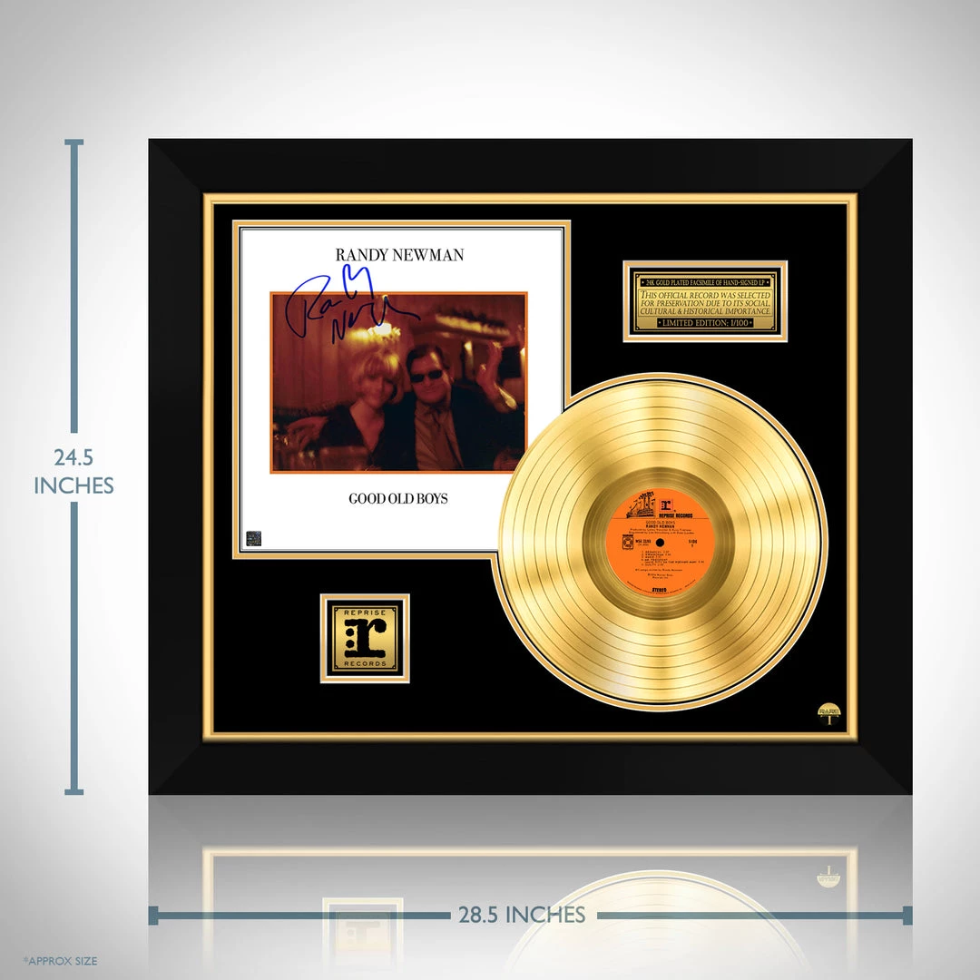 RARE-T Randy Newman - Good Old Boys Gold LP Limited Signature Edition Studio Licensed Custom Frame Limited Edition Frames 3 RARE-T Randy Newman - Good Old Boys Gold LP Limited Signature Edition Studio Licensed Custom Frame Limited Edition Frames