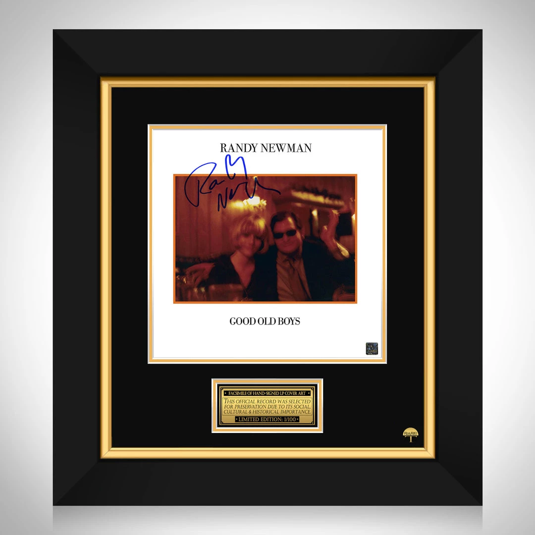 RARE-T Randy Newman - Good Old Boys LP Cover Limited Signature Edition Studio Licensed Custom Frame Limited Edition Frames 1 RARE-T Randy Newman - Good Old Boys LP Cover Limited Signature Edition Studio Licensed Custom Frame Limited Edition Frames