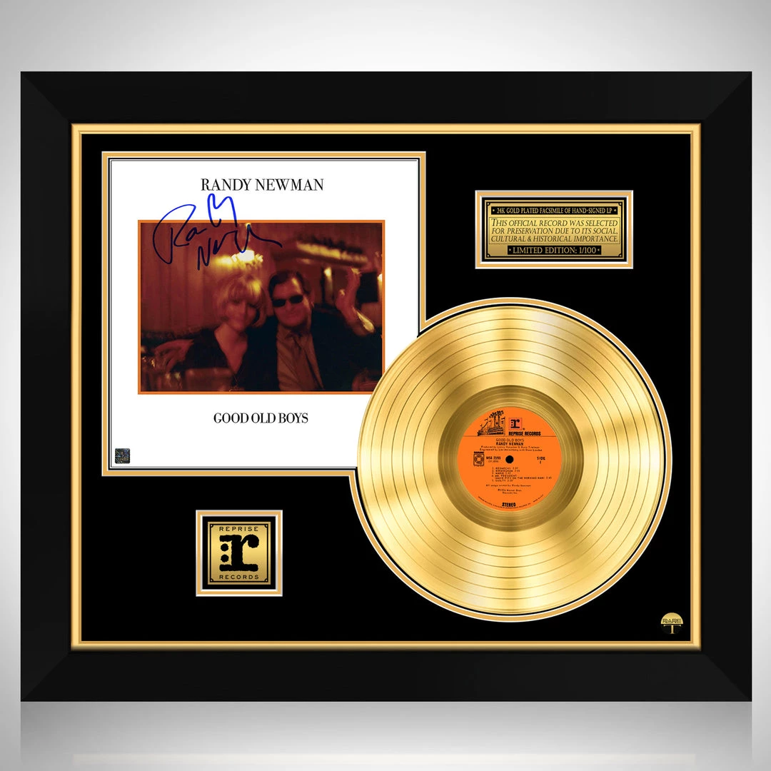 RARE-T Randy Newman - Good Old Boys Gold LP Limited Signature Edition Studio Licensed Custom Frame Limited Edition Frames 1 RARE-T Randy Newman - Good Old Boys Gold LP Limited Signature Edition Studio Licensed Custom Frame Limited Edition Frames