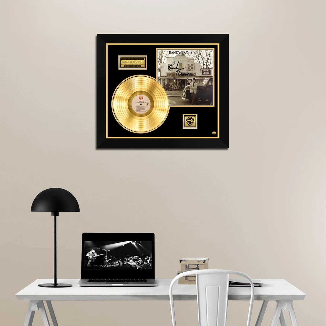 RARE-T Randy Travis - Storms Of Life Gold LP Limited Signature Edition Studio Licensed Custom Frame 2 RARE-T Randy Travis - Storms Of Life Gold LP Limited Signature Edition Studio Licensed Custom Frame