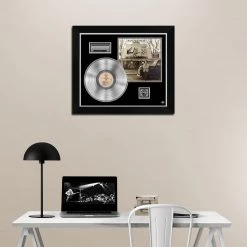 RARE-T Randy Travis - Storms Of Life Platinum LP Limited Signature Edition Studio Licensed Custom Frame