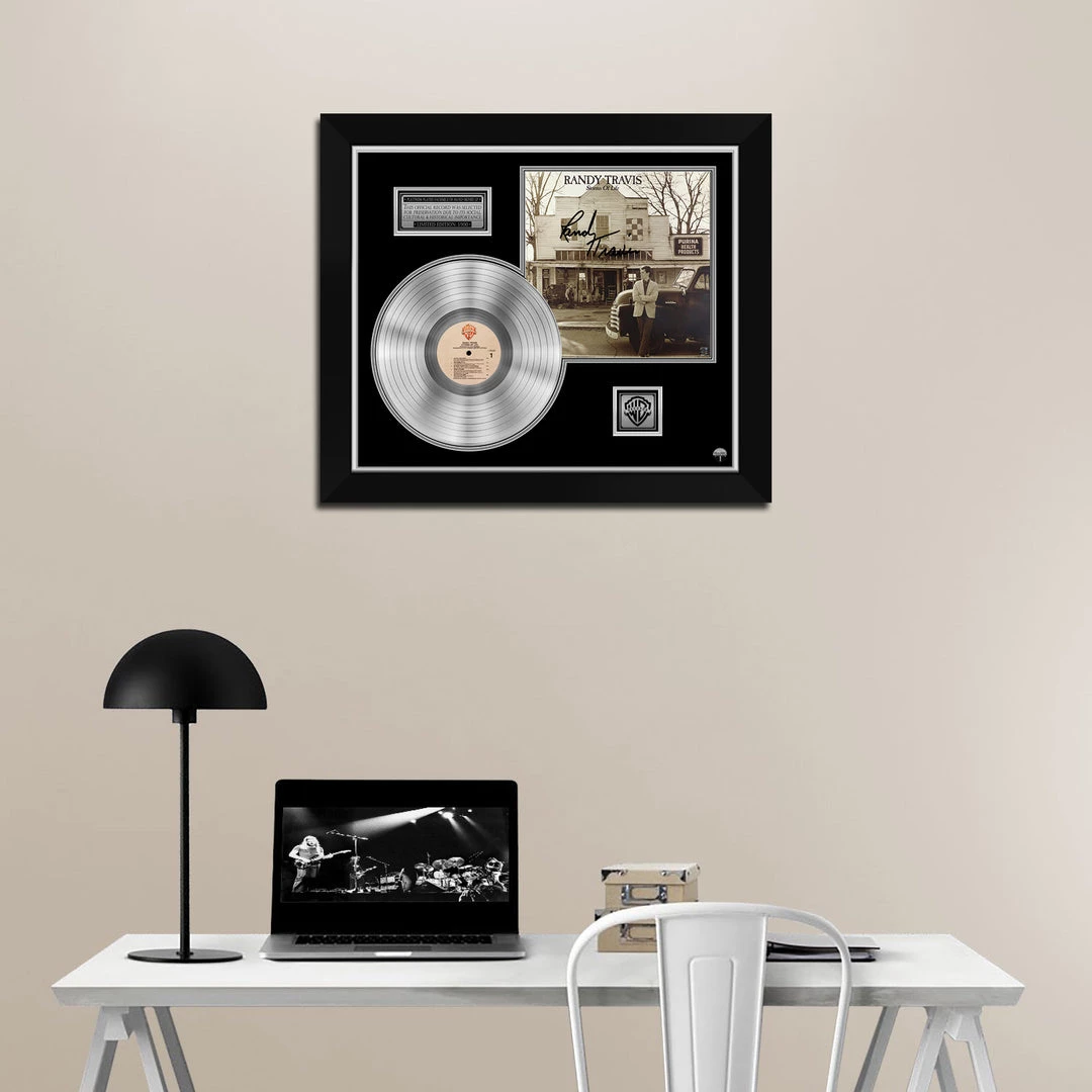 RARE-T Randy Travis - Storms Of Life Platinum LP Limited Signature Edition Studio Licensed Custom Frame 2 RARE-T Randy Travis - Storms Of Life Platinum LP Limited Signature Edition Studio Licensed Custom Frame