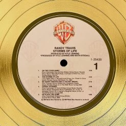 RARE-T Randy Travis - Storms Of Life Gold LP Limited Signature Edition Studio Licensed Custom Frame 14 RARE-T Randy Travis - Storms Of Life Gold LP Limited Signature Edition Studio Licensed Custom Frame
