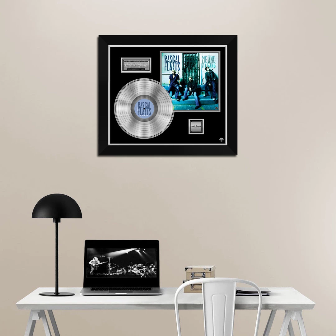 RARE-T Limited Edition Frames Rascal Flatts - Me And My Gang Platinum LP Limited Signature Edition Studio Licensed Custom Frame 2 RARE-T Limited Edition Frames Rascal Flatts - Me And My Gang Platinum LP Limited Signature Edition Studio Licensed Custom Frame