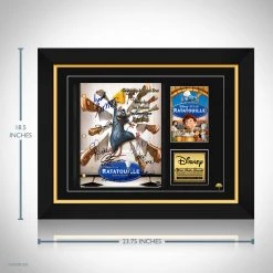 RARE-T Ratatouille Script Limited Signature Edition Studio Licensed Custom Frame