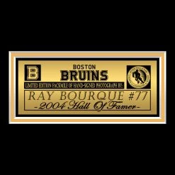 RARE-T Boston Bruins - Ray Bourque Photo Limited Signature Edition Studio Licensed Custom Frame