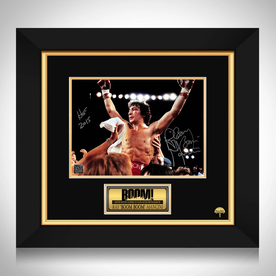 RARE-T Limited Edition Frames Ray 'Boom Boom' Mancini Photo Limited Signature Edition Studio Licensed Custom Frame 1 RARE-T Limited Edition Frames Ray 'Boom Boom' Mancini Photo Limited Signature Edition Studio Licensed Custom Frame