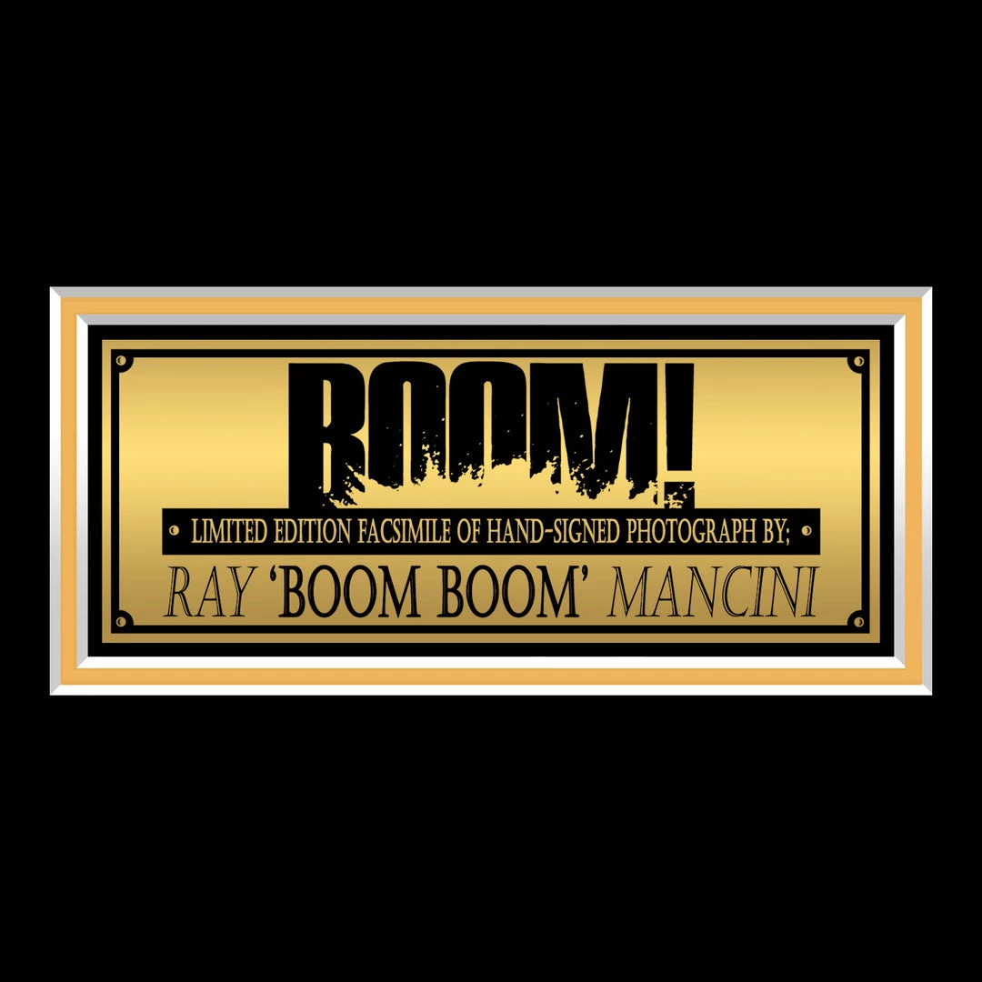 RARE-T Limited Edition Frames Ray 'Boom Boom' Mancini Photo Limited Signature Edition Studio Licensed Custom Frame 5 RARE-T Limited Edition Frames Ray 'Boom Boom' Mancini Photo Limited Signature Edition Studio Licensed Custom Frame