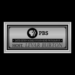 RARE-T Reading Rainbow - Levar Burton Photo Limited Signature Edition Studio Licensed Custom Frame Limited Edition Frames