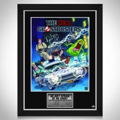 RARE-T Limited Edition Frames The Real Ghostbusters Mini Poster Limited Signature Edition Studio Licensed Custom Frame