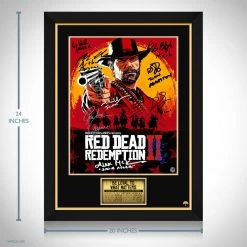 RARE-T Red Dead Redemption II Mini Poster Limited Signature Edition Studio Licensed Custom Frame NEW 11 RARE-T Red Dead Redemption II Mini Poster Limited Signature Edition Studio Licensed Custom Frame NEW