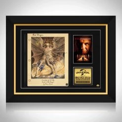 RARE-T Red Dragon Script Limited Signature Edition Studio Licensed Custom Frame