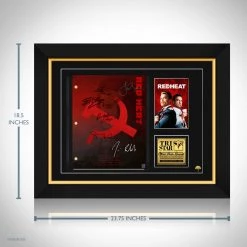 RARE-T Red Heat Transcript Limited Signature Edition Studio Licensed Custom Frame Limited Edition Frames