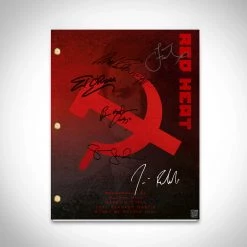 RARE-T Red Heat Transcript Limited Signature Edition Studio Licensed Custom Frame Limited Edition Frames