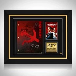 RARE-T Red Heat Transcript Limited Signature Edition Studio Licensed Custom Frame Limited Edition Frames