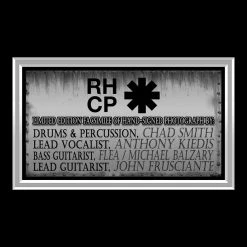 RARE-T Red Hot Chili Peppers Band Photo Limited Signature Edition Studio Licensed Custom Frame