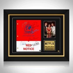 RARE-T Limited Edition Frames Red Notice Transcript Limited Signature Edition Studio Licensed Custom Frame