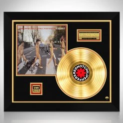 Rare-T The Red Hot Chili Peppers The Abbey Road E.P. Limited Signature Edition Studio Licensed Gold LP Custom Frame