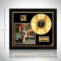 RARE-T Redman - Muddy Waters Gold LP Limited Signature Edition Studio Licensed Custom Frame Limited Edition Frames