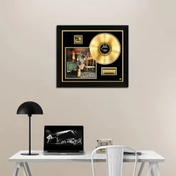 RARE-T Redman - Muddy Waters Gold LP Limited Signature Edition Studio Licensed Custom Frame Limited Edition Frames