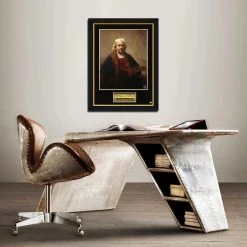 RARE-T Rembrandt Mini Poster Limited Signature Edition Studio Licensed Custom Frame
