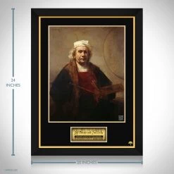 RARE-T Rembrandt Mini Poster Limited Signature Edition Studio Licensed Custom Frame