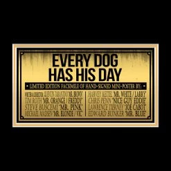 RARE-T Limited Edition Frames Reservoir Dogs Mini Poster Limited Signature Edition Studio Licensed Custom Frame