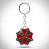 AZALEA Resident Evil - Umbrella Corporation Logo Diecast Metal/Enamel Keychain Ready To Ship! 48 Hour Shipping!