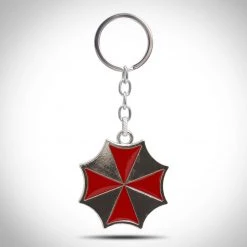 AZALEA Resident Evil - Umbrella Corporation Logo Diecast Metal/Enamel Keychain Ready To Ship! 48 Hour Shipping!
