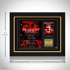 RARE-T Ready To Ship! - Resident Evil Script Limited Signature Edition Studio Licensed Custom Frame Ready To Ship! 48 Hour Shipping! 22 RARE-T Ready To Ship! - Resident Evil Script Limited Signature Edition Studio Licensed Custom Frame Ready To Ship! 48 Hour Shipping!