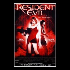 RARE-T Limited Edition Frames Resident Evil Script Limited Signature Edition Studio Licensed Custom Frame