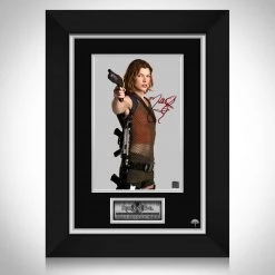RARE-T Resident Evil Alice Photo Limited Signature Edition Studio Licensed Custom Frame Limited Edition Frames