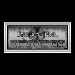 RARE-T Resident Evil Alice Photo Limited Signature Edition Studio Licensed Custom Frame Limited Edition Frames