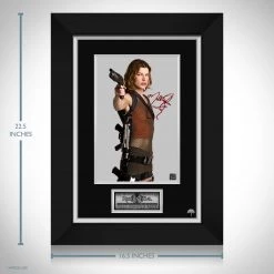 RARE-T Resident Evil Alice Photo Limited Signature Edition Studio Licensed Custom Frame Limited Edition Frames