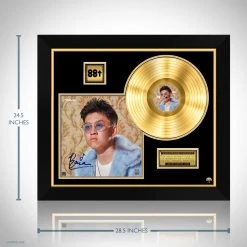 RARE-T Limited Edition Frames Rich Brian - Amen Gold LP Limited Signature Edition Studio Licensed Custom Frame