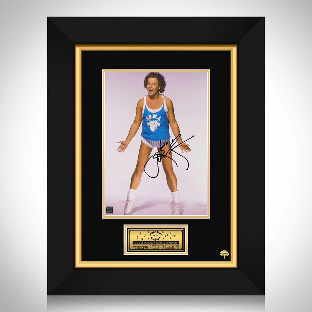 RARE-T Sports Memorabilia Sweating To The Oldies Richard Simmons Limited Signature Edition Studio Licensed Photo Custom Frame 1 RARE-T Sports Memorabilia Sweating To The Oldies Richard Simmons Limited Signature Edition Studio Licensed Photo Custom Frame