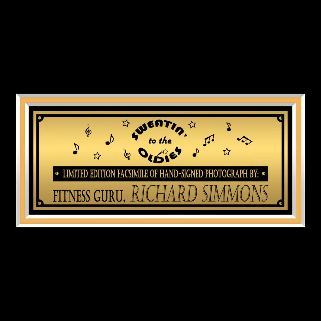 RARE-T Sports Memorabilia Sweating To The Oldies Richard Simmons Limited Signature Edition Studio Licensed Photo Custom Frame 5 RARE-T Sports Memorabilia Sweating To The Oldies Richard Simmons Limited Signature Edition Studio Licensed Photo Custom Frame