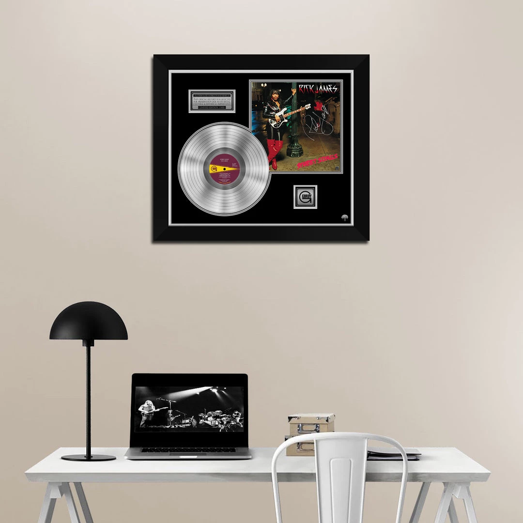 RARE-T Rick James - Street Songs Platinum LP Limited Signature Edition Studio Licensed Custom Frame Limited Edition Frames 2 RARE-T Rick James - Street Songs Platinum LP Limited Signature Edition Studio Licensed Custom Frame Limited Edition Frames