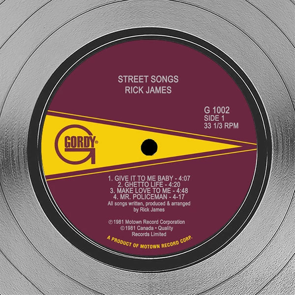 RARE-T Rick James - Street Songs Platinum LP Limited Signature Edition Studio Licensed Custom Frame Limited Edition Frames 5 RARE-T Rick James - Street Songs Platinum LP Limited Signature Edition Studio Licensed Custom Frame Limited Edition Frames