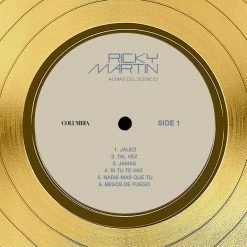 RARE-T Limited Edition Frames Ricky Martin - Almas Del Silencio Gold LP Limited Signature Edition Studio Licensed Custom Frame