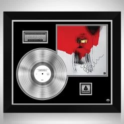RARE-T Rihanna Anti Platinum LP Limited Signature Edition Studio Licensed Custom Frame