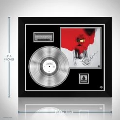 RARE-T Rihanna Anti Platinum LP Limited Signature Edition Studio Licensed Custom Frame
