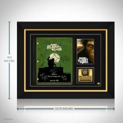 RARE-T Rise Of The Planet Of The Apes Script Limited Signature Edition Studio Licensed Custom Frame