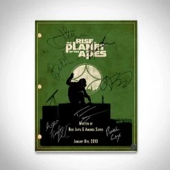 RARE-T Rise Of The Planet Of The Apes Script Limited Signature Edition Studio Licensed Custom Frame