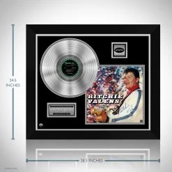 RARE-T Ritchie Valens - Self-titled Platinum LP Limited Signature Edition Studio Licensed Custom Frame