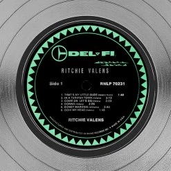 RARE-T Ritchie Valens - Self-titled Platinum LP Limited Signature Edition Studio Licensed Custom Frame