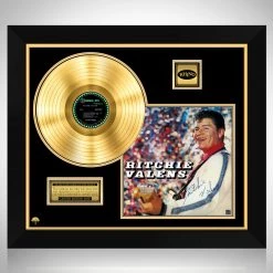 RARE-T Limited Edition Frames Ritchie Valens Self-titled Gold LP Limited Signature Edition Studio Licensed Custom Frame