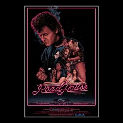 RARE-T Limited Edition Frames Road House Script Limited Signature Edition Studio Licensed Custom Frame