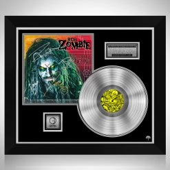 RARE-T Rob Zombie Hellbilly Deluxe Platinum LP Limited Signature Edition Studio Licensed Custom Frame Limited Edition Frames