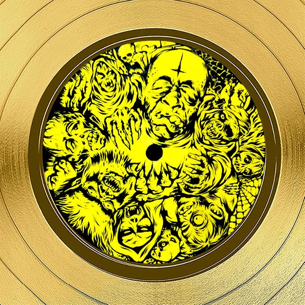 RARE-T Limited Edition Frames Rob Zombie Hellbilly Deluxe Gold LP Limited Signature Edition Studio Licensed Custom Frame 3 RARE-T Limited Edition Frames Rob Zombie Hellbilly Deluxe Gold LP Limited Signature Edition Studio Licensed Custom Frame